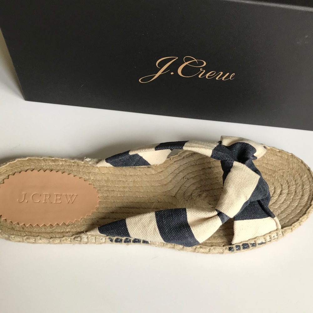 J. Crew Espadrilles NWT 8 slide J. Crew sandal
